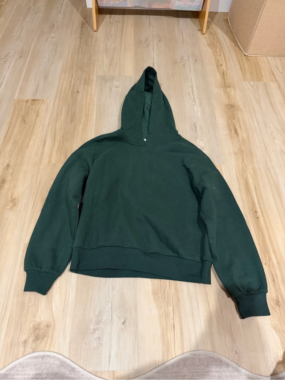 Women's Dark Green Hoodie Sweatshirt